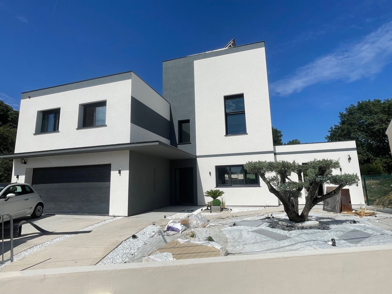 Après travaux Maison moderne - façade avant