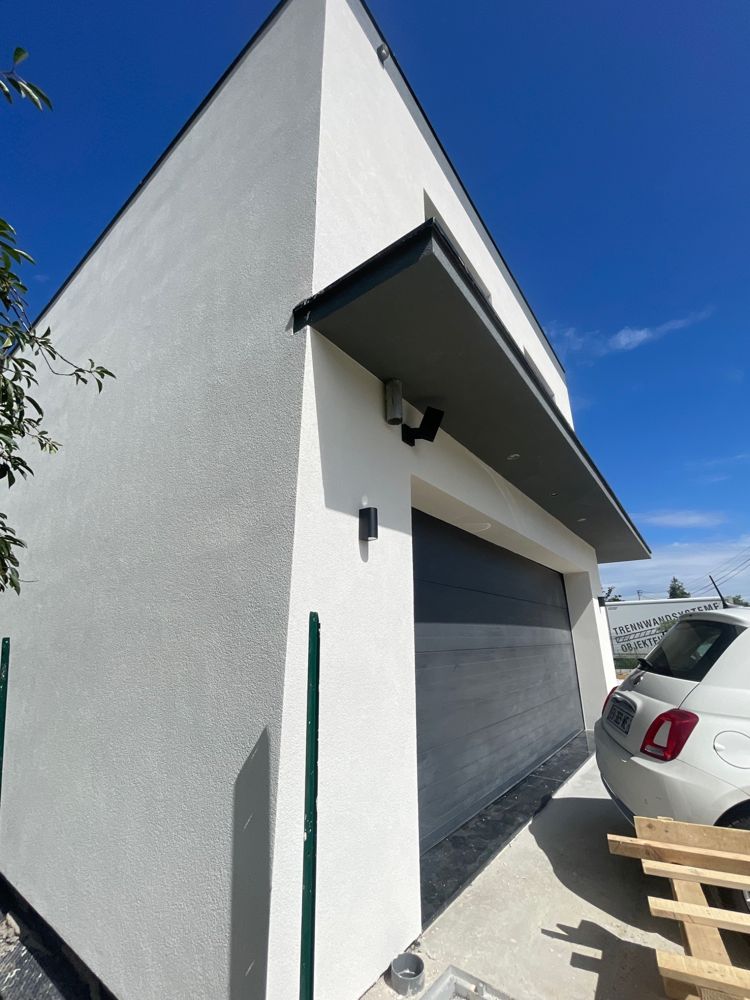 Après travaux Maison moderne - vue latérale